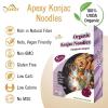 Apexy Organic Shirataki Konjac Noodle 8 Pouches Total 42.24oz. Low Calorie, Low-Carb Gluten Free, Vegan, Keto and Paleo-Friendly. (Spaghetti Shapes) view 3