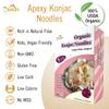 Apexy Organic Shirataki Konjac Noodle 8 Pouches Total 42.24oz. Low Calorie, Low-Carb Gluten Free, Vegan, Keto and Paleo-Friendly. (Angel Hair Shapes) view 2