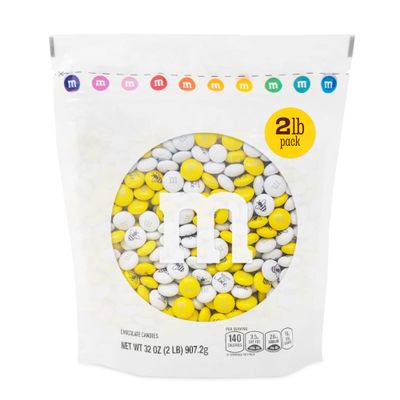 M&MS WORLD Meant To Bee Milk Chocolate Candy - 2lbs of Bulk Candy for Engagement Party, Wedding Favors, a Chocolate Gift Box and More