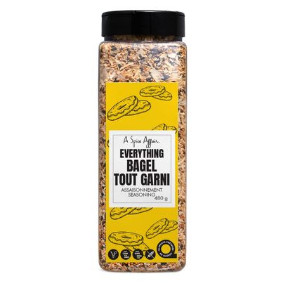 A Spice Affairs Everything Bagel Seasoning Blend 480 g (16.9 oz) - Everything Bagel Spice Blend & Seasoning