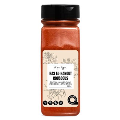 A Spice Affairs Ras El-Hanout Moroccan Spice - 225 g (7.9 oz) - Ras-El Hanout Spice and Seasoning Blend, Moroccan Spice Blend