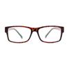 SA106 Classic Plastic Narrow Rectangle 3 Focal Progressive Reading Glasses (Tortoise, 3.00, x) view 1