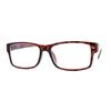 SA106 Classic Plastic Narrow Rectangle 3 Focal Progressive Reading Glasses (Tortoise, 3.00, x) view 2