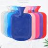 2L Large Capacity, Hot Water Bottle with Cover, Transparent Natural Rubber, Super Soft and Durable Hot Water Bag for Adults or Kids for Neck and Shoulder (Color : Gray) view 4