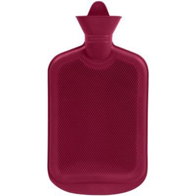 2L Hot Water Bottle Premium Rubber Hot Water Bag for Period Pain Relief,Back, Neck, Shoulder, Arthritis, Thermotherapy, Bed Warmer (Color : Red)