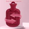 2L Hot Water Bottle Premium Rubber Hot Water Bag for Period Pain Relief,Back, Neck, Shoulder, Arthritis, Thermotherapy, Bed Warmer (Color : Red) view 2