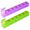 2-Pack Large Weekly Pill Organizer,Vitamin Pill Box Organizer 7 Day with Big Compartments, Am Pm Pill case for Travel,XL Medicine Organizer 14 Day for Fish Oils, Vitamin Holder Supplement view 1