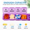 2-Pack Large Weekly Pill Organizer,Vitamin Pill Box Organizer 7 Day with Big Compartments, Am Pm Pill case for Travel,XL Medicine Organizer 14 Day for Fish Oils, Vitamin Holder Supplement view 2