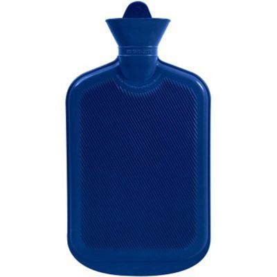 2L Hot Water Bottle Premium Rubber Hot Water Bag for Period Pain Relief,Back, Neck, Shoulder, Arthritis, Thermotherapy, Bed Warmer (Color : Blue)