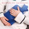 2L Hot Water Bottle Premium Rubber Hot Water Bag for Period Pain Relief,Back, Neck, Shoulder, Arthritis, Thermotherapy, Bed Warmer (Color : Blue) view 2