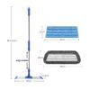 BBZY Microfiber Mop- Flat Mop System Suitable for Wood, Tile, Laminate, Vinyl, 2 Replacement Cores, Reusable Microfiber Mop Head view 2