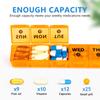 2-Pack Large Weekly Pill Organizer,7 Day Pill Cases Organizers Once A Day,Am Pm Pill Container 14 Compartment,Daily Vitamin Pill Box Dispenser 1 Week,Medication Aid Organizer Box for Supplement view 2