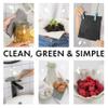 SUPERSCANDI 6 Pack Swedish Dishcloths for Kitchen - 100% Biodegradable & Compostable Reusable Paper Towels Washable, Food-Safe & Without Plastic - Dish Rags Suitable for Any Surface, Black view 2