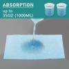 100 Count Super Absorbent Commode Pads, AHIER Disposable Bedside Absorbent Pad for Commode Liners, for Bedside Commode Liners, Adult Commode Chair, Portable Toilet Bag view 4