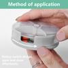 2PCS Pill Organizer 2 Packs Portable Travel Pill Box Round Rotatable Pill Case 4 Large Compartments Medicine Organizer for Vitamin Fish Oil Pills Supplements (Grey + White) view 4