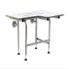 Folding Shower Seat with Legs - Wall Mount Bench for Inside Shower / Bathroom Safety Assist / 304 Stainless Steel / Phenolic Resin / Left / 28" x 21" view 1
