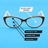 Foster Grant Sofia Vergara x Sofia Blue Light Multi Focus Reading Glasses Cat-Eye, Women view 3