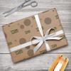 GRAPHICS & MORE Wright State Secondary Logo Premium Kraft Gift Wrap Wrapping Paper Roll view 4