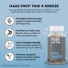 Pure for Men Original Cleanliness Stay Ready Fiber Supplement | Helps Promote Digestive Regularity | Psyllium Husk, Aloe Vera, Chia Seeds, Flaxseeds | Proprietary Formula | 240 Vegan Capsules view 4