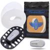 2 Adhesive Patches & Sensor Cover for Dexcom G6 CGM Transmitter Guard (Black) view 1