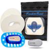 2 Sensor Patches & Overlay Case for Dexcom G6 Transmitter : Adhesive Overpatch Cover (Blue) view 3