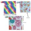 MUMBABY 12 Pieces Set 2 Pieces Mini Wet Bags and 10 Pieces Charcoal Bamboo Mama Cloth/Menstrual Pads/Reusable Sanitary Pads (Flarmingo & Rabbit, 10 inch) view 3