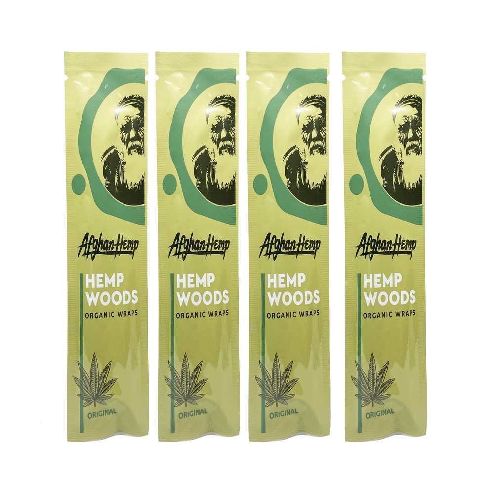 Afghan Hmp Brand Original Wraps - 4 Pouches with 2 Wraps per Pouch (8 Total)