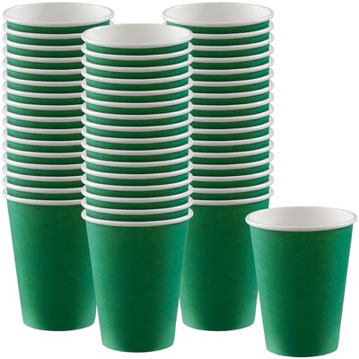 12 oz. Paper Cups, High Ct. - Festive Green