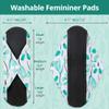 7pcs Set 1 pc Mini Wet Bag +6pcs Absorbent Reusable Sanitary Pads/Washable Cloth Menstrual Pads(Summer,S) view 2