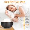 280ml Glass Essential Oil Diffuser Aromatherapy Diffusers Ultrasonic Cool Mist Humidifier with 2 Mist Modes & 7 Color LED Lights and Waterless Auto Shut-Off for Home Office Spa Bedroom,Dark Wood Grain view 3