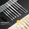 9 Pcs Ear Pick Earwax Removal Kit, Ear Cleansing Tool Set, Ear Wax Removal Tool, Ear Curette Ear Wax Remover Tool with a Cleaning Brush and Storage Box, Medical Grade, for Children and Adults,Silver view 4