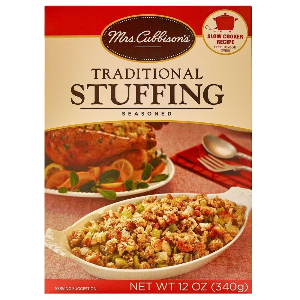 Mrs. Cubbisons Seasoned Traditional Stuffing, 12 Ounce Cartons -- 12 per case