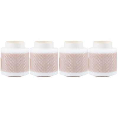 SOLUSTRE 4pcs Gel Scar Patches Skin Tone Concealer Stickers for Scar Repair Softening of Pain Adhesive