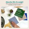 FEBU Swedish Dishcloths for Kitchen | 5 Pack Watercolor Reusable Paper Towels Washable | Swedish Dish Towels | Non-Scratch Cellulose Sponge Cloths | No Odor, Biodegradable Cleaning Cloths view 2