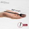 Disposable Plastic Cutlery Set - Disposable Heavy Duty Flatware Silverware, Party Supplies for Wedding & All Occasions (Black, Forks (480 Forks)) view 3