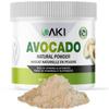 AKI Avocado Superfood Powder (6oz/170g) - Rich in Nutrients, Vitamins, Omega 3 & Antioxidants - Ideal for Smoothies, Yogurt or Milkshake Popsicles - Vegan & Non-GMO view 1