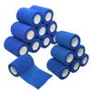 [16 Pack-3" x5Yards] MINGYUE Self Adhesive Bandage Wrap,Athletic Tape,Sports Tape,Wrist and Ankle Wrap Tape,Cohesive Bandage for Vet Tape(Blue) view 1