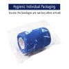 [16 Pack-3" x5Yards] MINGYUE Self Adhesive Bandage Wrap,Athletic Tape,Sports Tape,Wrist and Ankle Wrap Tape,Cohesive Bandage for Vet Tape(Blue) view 2