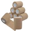 [8 Pack-3" x5Yards] MINGYUE Self Adhesive Bandage Wrap,Athletic Tape,Sports Tape,Wrist and Ankle Wrap Tape,Cohesive Bandage for Vet Tape(Skin Color) view 1