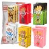 K-Munchies Pocky Pretzel Sticks - 12 Pretzel Snack Packs with 6 Delightful Flavors: Chocolate, Cookies & Cream, Almond, Banana, Matcha, and Strawberry - Japanese Snack Box with Bread Sticks for All view 1