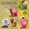 K-Munchies Pocky Pretzel Sticks - 12 Pretzel Snack Packs with 6 Delightful Flavors: Chocolate, Cookies & Cream, Almond, Banana, Matcha, and Strawberry - Japanese Snack Box with Bread Sticks for All view 3