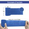 [8 Pack-3" x5Yards] MINGYUE Self Adhesive Bandage Wrap,Athletic Tape,Sports Tape,Wrist and Ankle Wrap Tape,Cohesive Bandage for Vet Tape(Blue) view 3