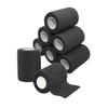 [8 Pack-3" x5Yards] MINGYUE Self Adhesive Bandage Wrap,Athletic Tape,Sports Tape,Wrist and Ankle Wrap Tape,Cohesive Bandage for Vet Tape(Black) view 1