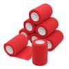 [8 Pack-3" x5Yards] MINGYUE Self Adhesive Bandage Wrap,Athletic Tape,Sports Tape,Wrist and Ankle Wrap Tape,Cohesive Bandage for Vet Tape(Red) view 1