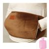 Neck hot Water Bottle with Cover Soft Waist Cover,Body hot Water Bottle Hot Water Bag for Neck and Shoulder, Back, Legs,Waist Warm (Color : Brown) view 1