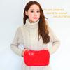 Neck hot Water Bottle with Cover Soft Waist Cover,Body hot Water Bottle Hot Water Bag for Neck and Shoulder, Back, Legs,Waist Warm (Color : Brown) view 2