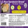 Low Carb Thin Sliced Rye Bread - 24 Slices - Fresh Baked - .5g Net Carbs view 2