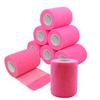 [8 Pack-3" x5Yards] MINGYUE Self Adhesive Bandage Wrap,Athletic Tape,Sports Tape,Wrist and Ankle Wrap Tape,Cohesive Bandage for Vet Tape(Pink) view 1
