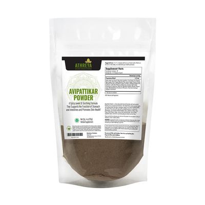 Athreya Herbs Avipattikar Powder | 4 Oz | Sweet & Spicy Classic Ayurvedic Soothing Formula for The Skin | Supports Removal of Toxins from The Stomach & Intestines | Digestive Comfort | Vegan, Non-GMO