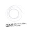 3 Packs Glasses Repair Parts Glass Repair Kit Eyeglasses Replacement Parts Glasswear Drinking Glasses Repair Belt Eye Glasses Thread Tools Half- Frame Groove Line Frameless Plastic view 2